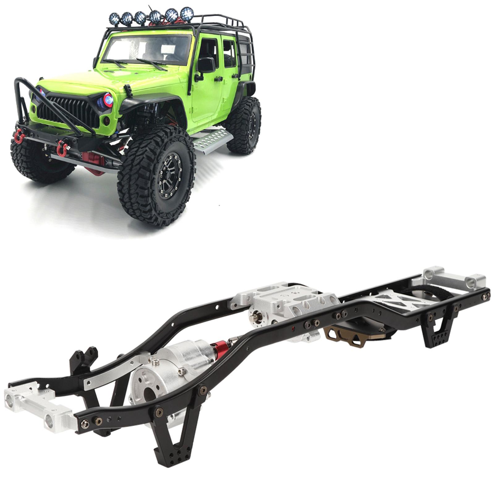 313mm Gearbox Prefixal Wheelbase Frame RC Metal Chassis for Axial SCX10 II 90046 90047 1/10 Crawler Car
313mm Gearbox Prefixal Wheelbase Frame RC Metal Chassis for Axial SCX10 II 90046 90047 1/10 Crawler Car