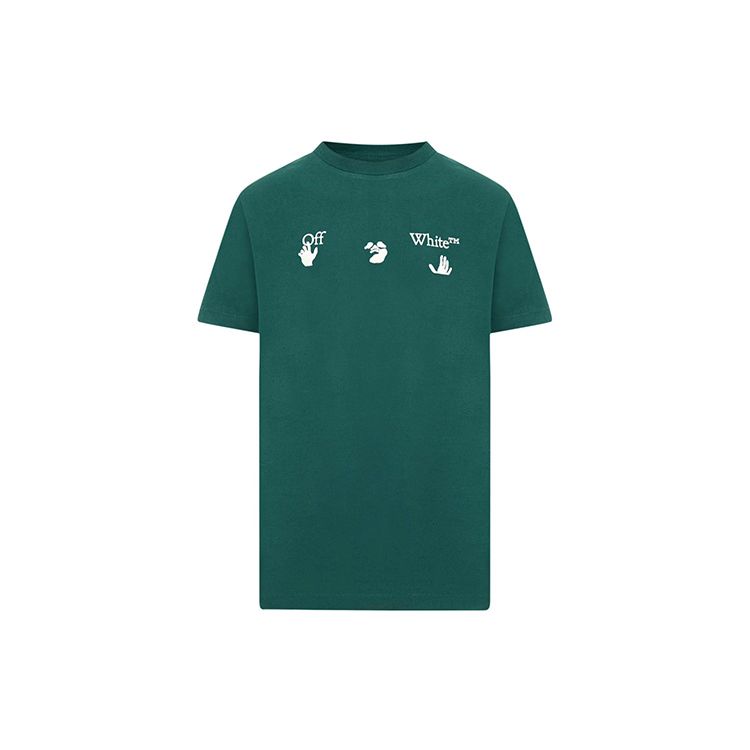 Off-White Мужская хлопковая футболка с большим логотипом и вышивкой Зеленый OMAA027E20JER0025701
Off-White Мужская хлопковая футболка с большим логотипом и вышивкой Зеленый OMAA027E20JER0025701