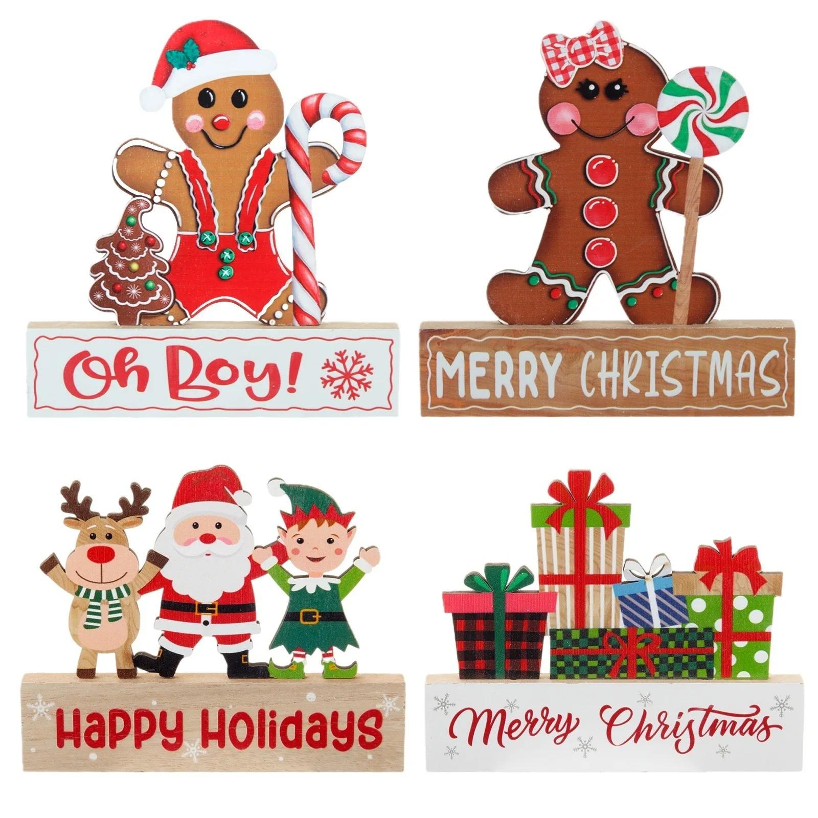 Christmas Wooden Ornaments Gingerbread Man Santa Elk Elf Xmas Ornament Merry Christmas Pendants Natal Navidad Party Decoration 15.5x1.5x12cm
Christmas Wooden Ornaments Gingerbread Man Santa Elk Elf Xmas Ornament Merry Christmas Pendants Natal Navidad Party Decoration 15.5x1.5x12cm