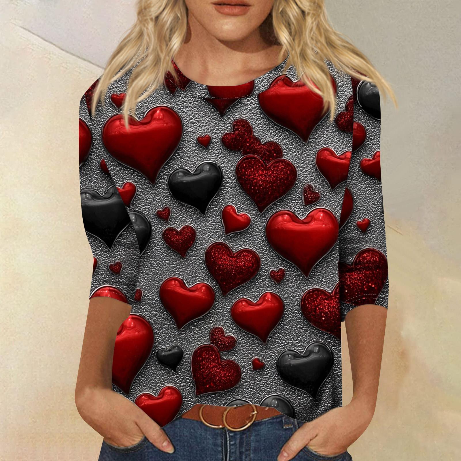 Женский модный повседневный пуловер с рукавом три четверти, принтом ко Дню святого Валентина и круглым вырезом XL арбуз красный
Женский модный повседневный пуловер с рукавом три четверти, принтом ко Дню святого Валентина и круглым вырезом XL арбуз красный