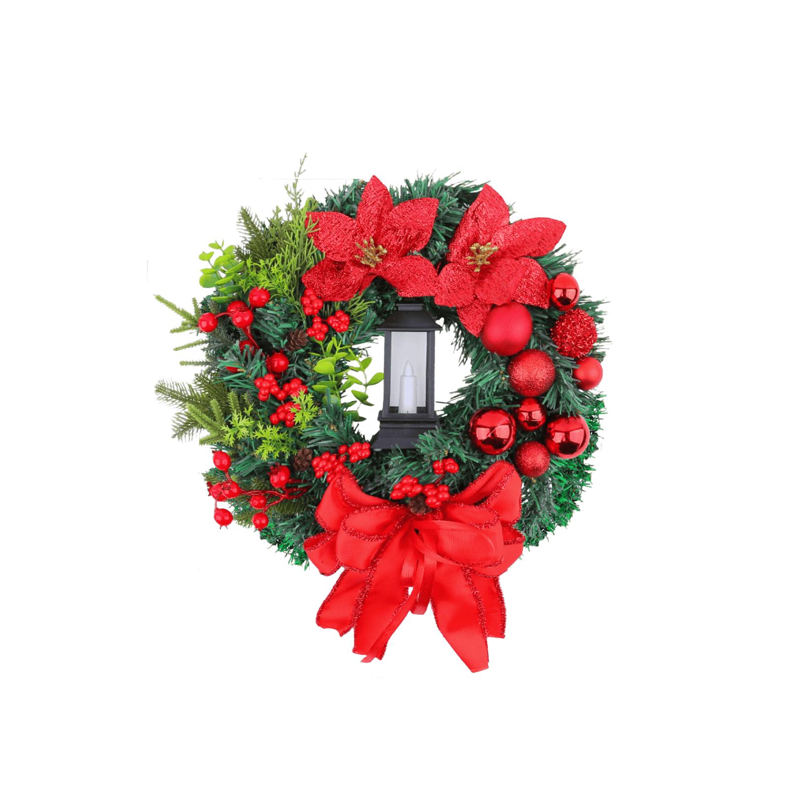 11.81 Inch Wreath For Front Door House Decoration With Bow, Can Be Hung From Indoor And Outdoor Walls One Size
11.81 Inch Wreath For Front Door House Decoration With Bow, Can Be Hung From Indoor And Outdoor Walls One Size