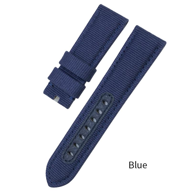 24mm High Quality Nylon Canvas +cowhide Watchband Fit for Panerai pam01118 441 Submersiblea Luminor Soft Watch Strap 24mm
24mm High Quality Nylon Canvas +cowhide Watchband Fit for Panerai pam01118 441 Submersiblea Luminor Soft Watch Strap 24mm
