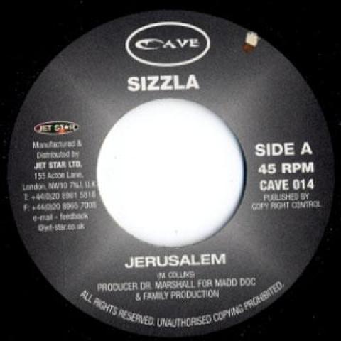 7inch Record SIZZLA Jerusalem CAVE014 Cave 2001 UK Reggae Ska Dub Used
7inch Record SIZZLA Jerusalem CAVE014 Cave 2001 UK Reggae Ska Dub Used