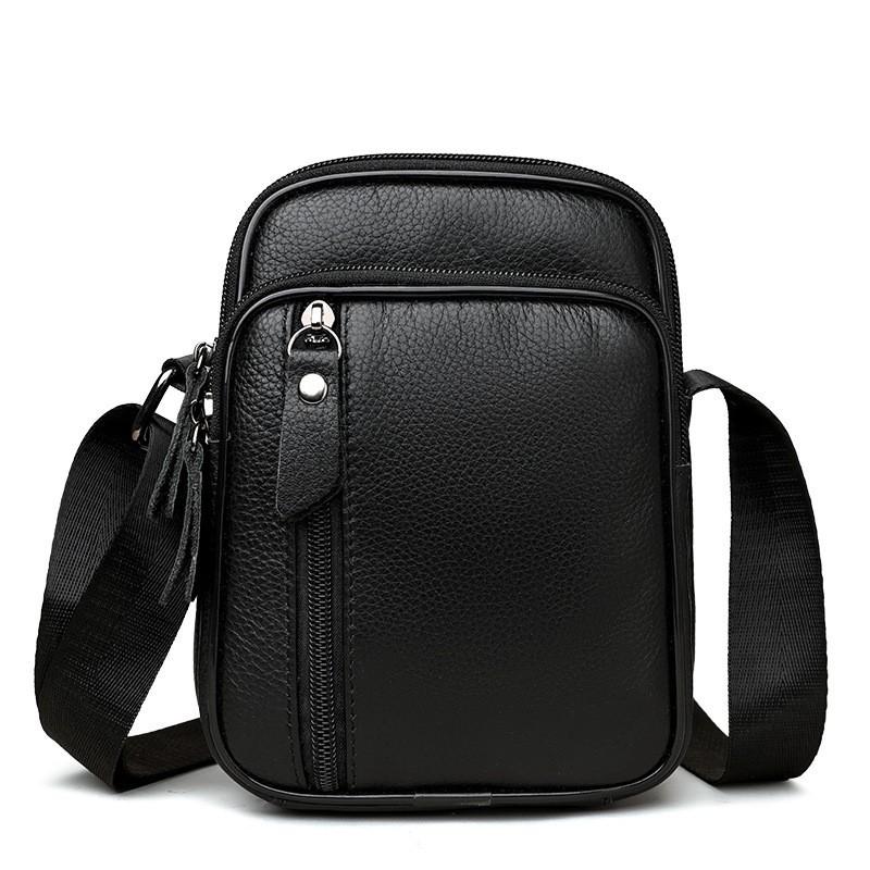 Leather Small Shoulder Bag Casual Mobile Phone Wear-resistant Top Layer Cowhide Single Crossbody Men чёрный
Leather Small Shoulder Bag Casual Mobile Phone Wear-resistant Top Layer Cowhide Single Crossbody Men чёрный