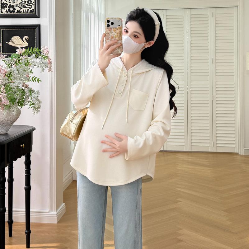 2026 Spring French Hooded Casual Top L світло-бежевого кольору
2026 Spring French Hooded Casual Top L світло-бежевого кольору
