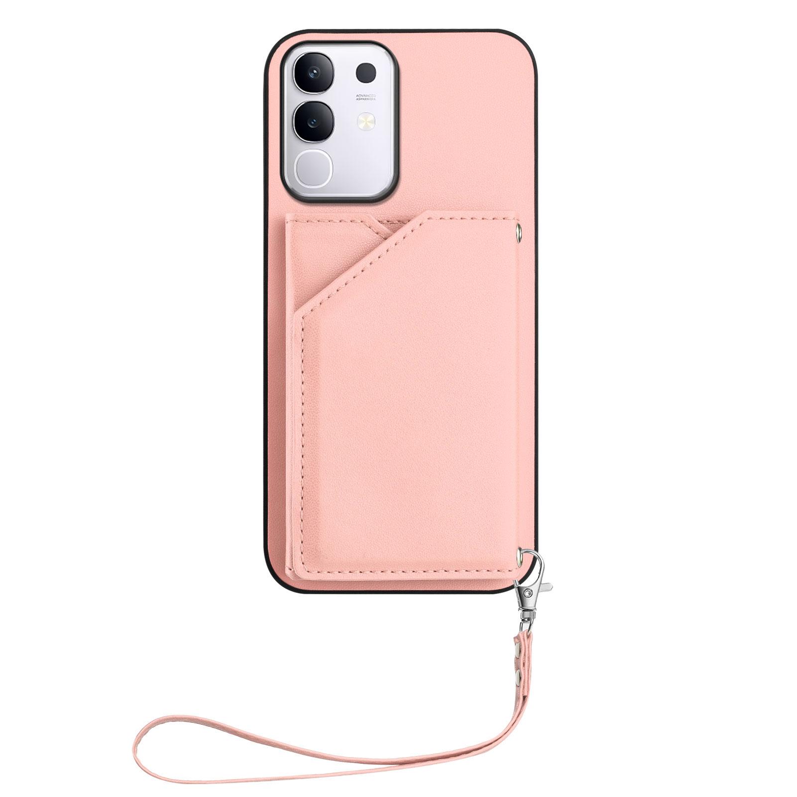 For vivo T4x 5G/vivo Y300t 5G/vivo iQOO Z10x 5G/vivo Y29 4G Case Card Holder Kickstand Skin-Touch Phone Cover with Wrist Strap Black
For vivo T4x 5G/vivo Y300t 5G/vivo iQOO Z10x 5G/vivo Y29 4G Case Card Holder Kickstand Skin-Touch Phone Cover with Wrist Strap Black
