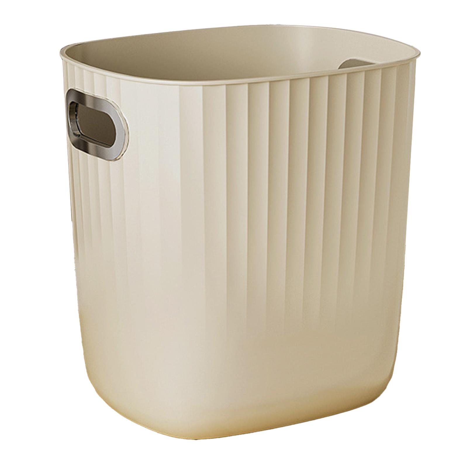 Round Waste Paper Basket Large Capacity Open Top Trash Can Large Wastebasket with Handle for Bedroom Living Room
Round Waste Paper Basket Large Capacity Open Top Trash Can Large Wastebasket with Handle for Bedroom Living Room