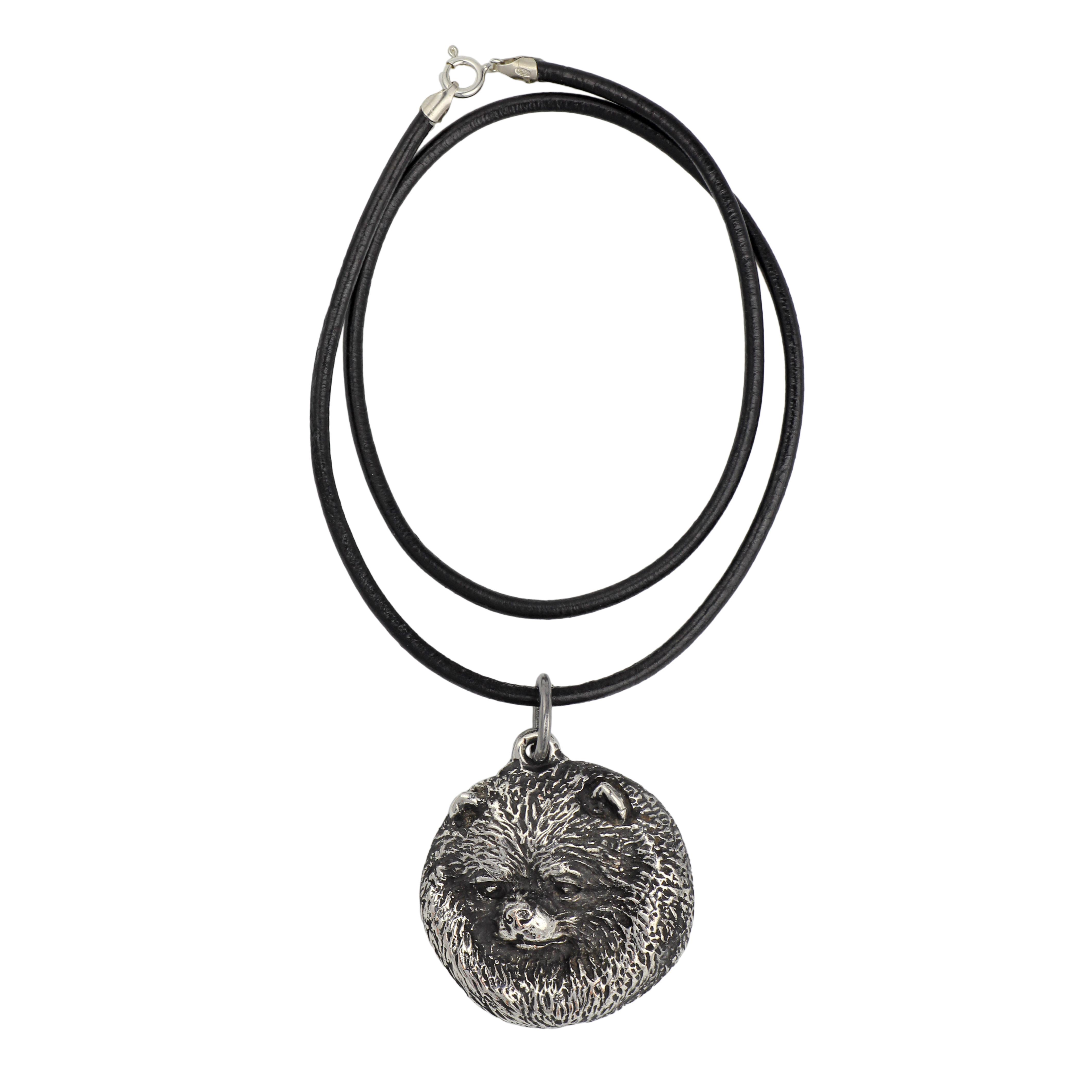 Pomeranian dog, Pom Dog, Dwarf Spitz - Necklace with dog, silver-plated pendant for dog fan, unique jewelry by Art-Dog brand срібний
Pomeranian dog, Pom Dog, Dwarf Spitz - Necklace with dog, silver-plated pendant for dog fan, unique jewelry by Art-Dog brand срібний