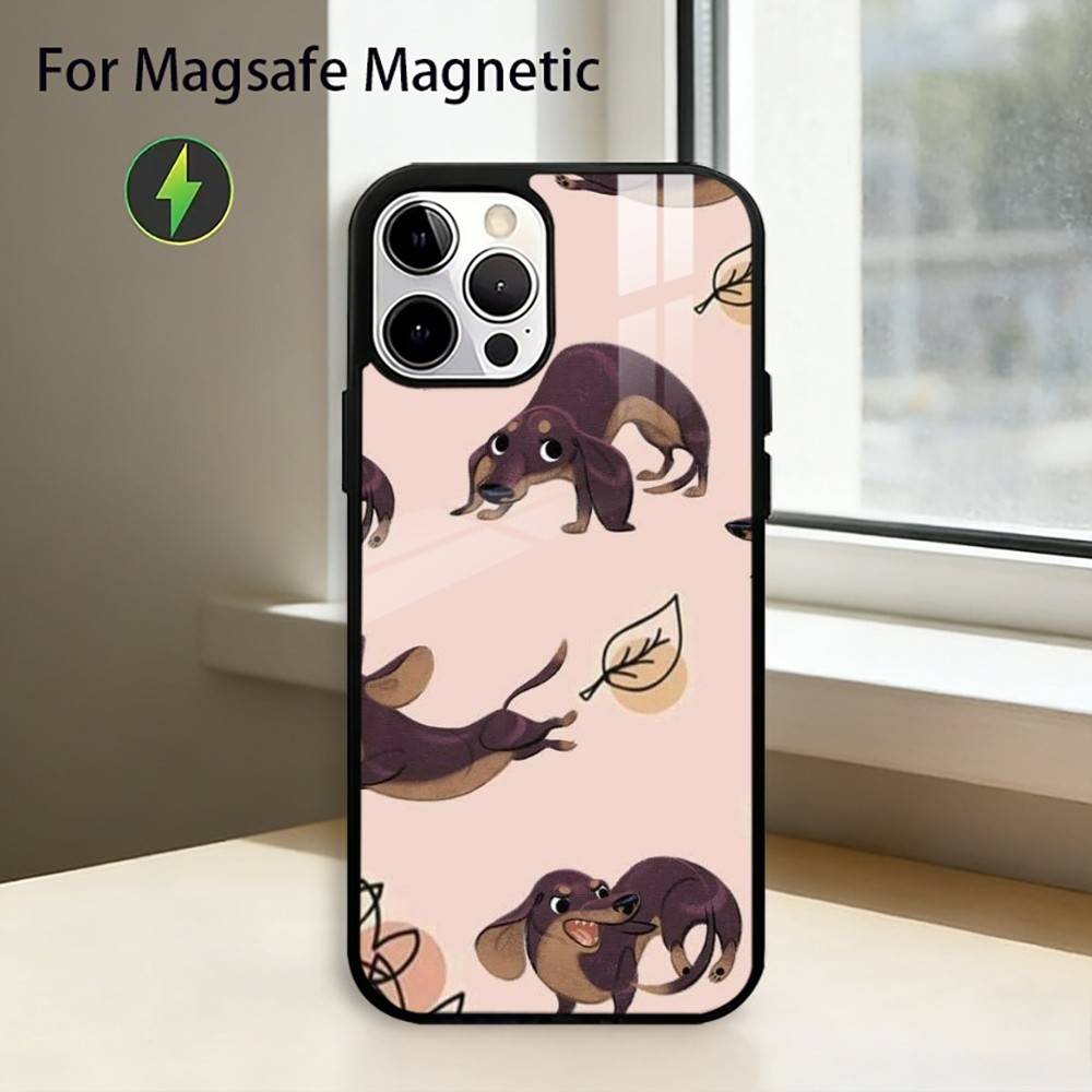 Cute Dachshund Sausage D-Dog Phone Case For iPhone17,16,15,14,13,12,11 Plus,Pro Magnetic For Magsafe Wireless Charging iPhone12PRO
Cute Dachshund Sausage D-Dog Phone Case For iPhone17,16,15,14,13,12,11 Plus,Pro Magnetic For Magsafe Wireless Charging iPhone12PRO