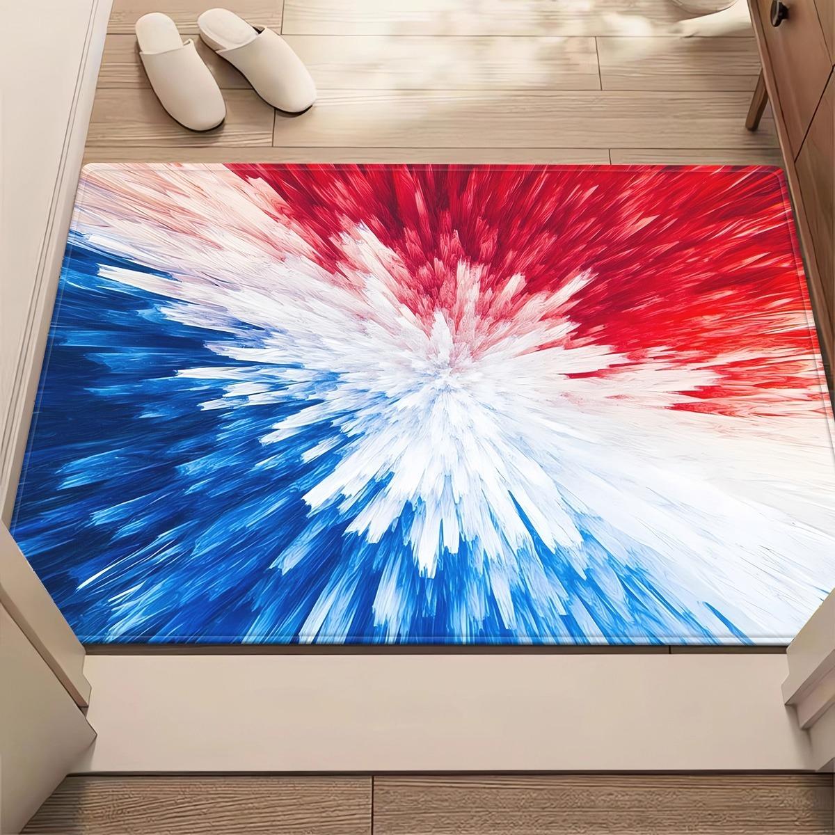 Carpets, Featuring Red, White and Blue Patterns, Are Suitable for Kitchens, Yoga Rooms, Slip-resistant BathroomsThey Are Perfect 50X80CM
Carpets, Featuring Red, White and Blue Patterns, Are Suitable for Kitchens, Yoga Rooms, Slip-resistant BathroomsThey Are Perfect 50X80CM