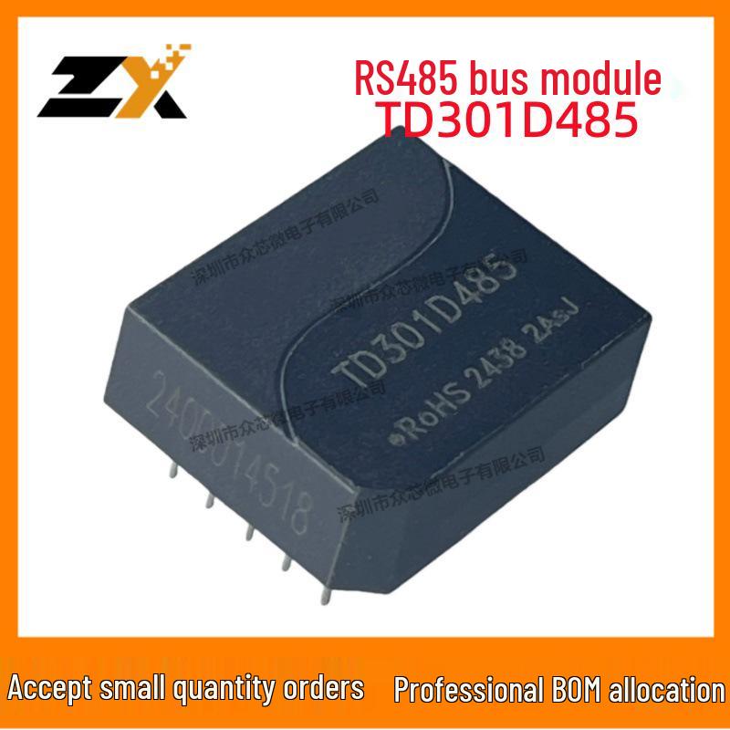 TD301D485 DIP-8 RS485 Isolated Transceiver Module, 9.6Kbps, 2500V
TD301D485 DIP-8 RS485 Isolated Transceiver Module, 9.6Kbps, 2500V