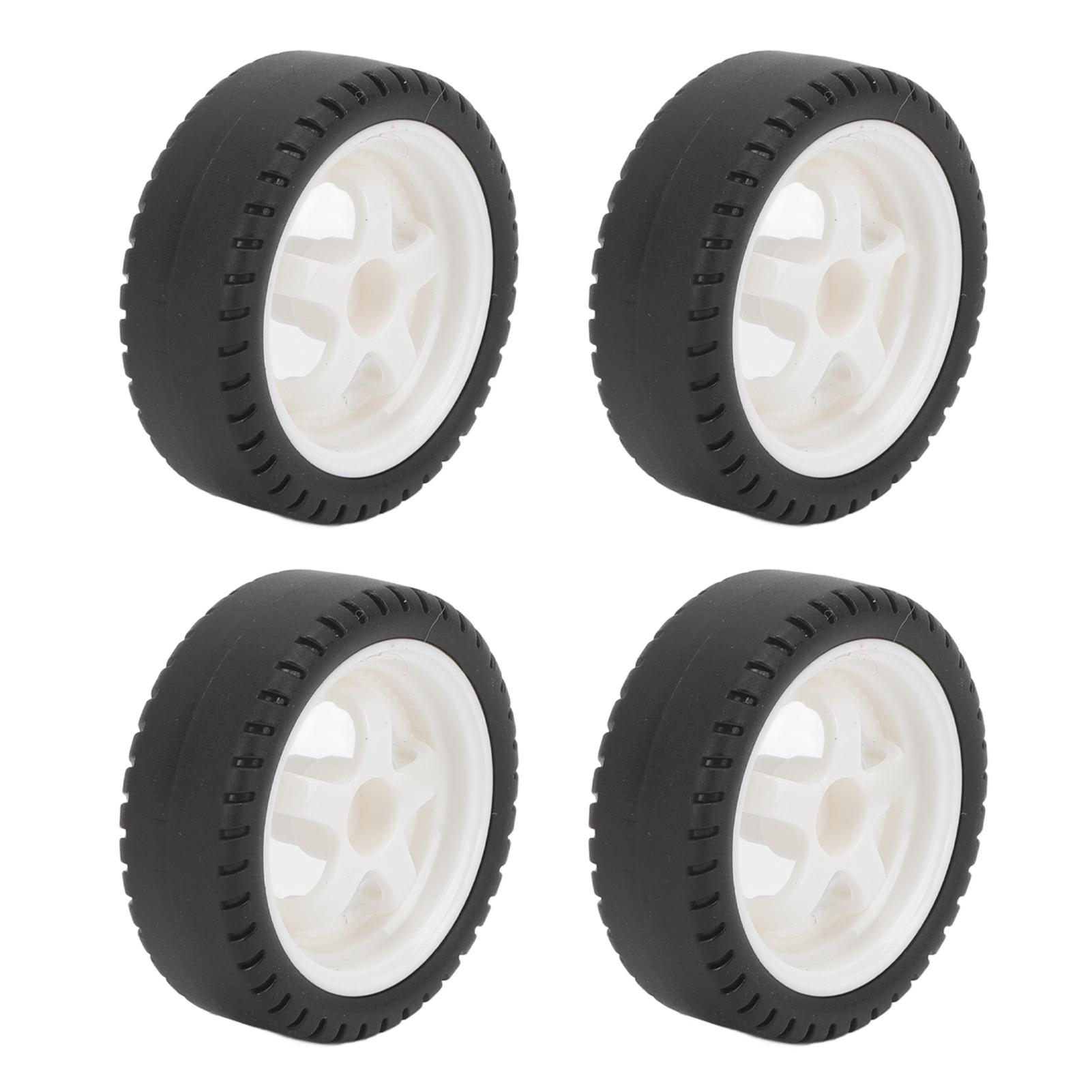 4Pcs RC Car Tire Plastic Hub Rubber Wheel 3.3cm Diameter 1.2cm Width Accessory Set Kit for AE86
4Pcs RC Car Tire Plastic Hub Rubber Wheel 3.3cm Diameter 1.2cm Width Accessory Set Kit for AE86