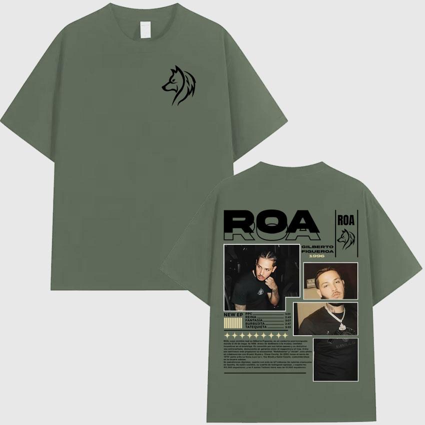 Rapper Roa Gilberto Figueroa New Album 2025 Pop Graphic T Shirt Hipster Mens Tshirt Summer Hip Hop Oversized T Shirts Streetwear 4XL
Rapper Roa Gilberto Figueroa New Album 2025 Pop Graphic T Shirt Hipster Mens Tshirt Summer Hip Hop Oversized T Shirts Streetwear 4XL