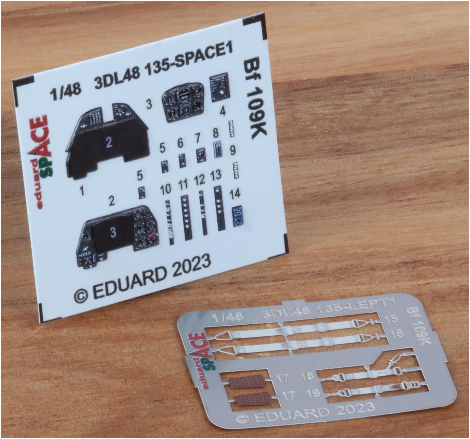 Eduard 1/48 Серия «Космос» Bf109K Набор 3D-декалей для интерьера и фототравления (для Эдуарда) Декали для пластиковой модели EDU3DL48135
Eduard 1/48 Серия «Космос» Bf109K Набор 3D-декалей для интерьера и фототравления (для Эдуарда) Декали для пластиковой модели EDU3DL48135