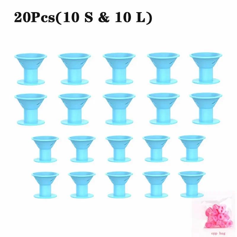 20pcs Soft Rubber Hair Curlers Silicone Heatless Hair Rollers Clips No Hurt Hair Rollers Hairdressing DIY Hair Styling Tools
20pcs Soft Rubber Hair Curlers Silicone Heatless Hair Rollers Clips No Hurt Hair Rollers Hairdressing DIY Hair Styling Tools