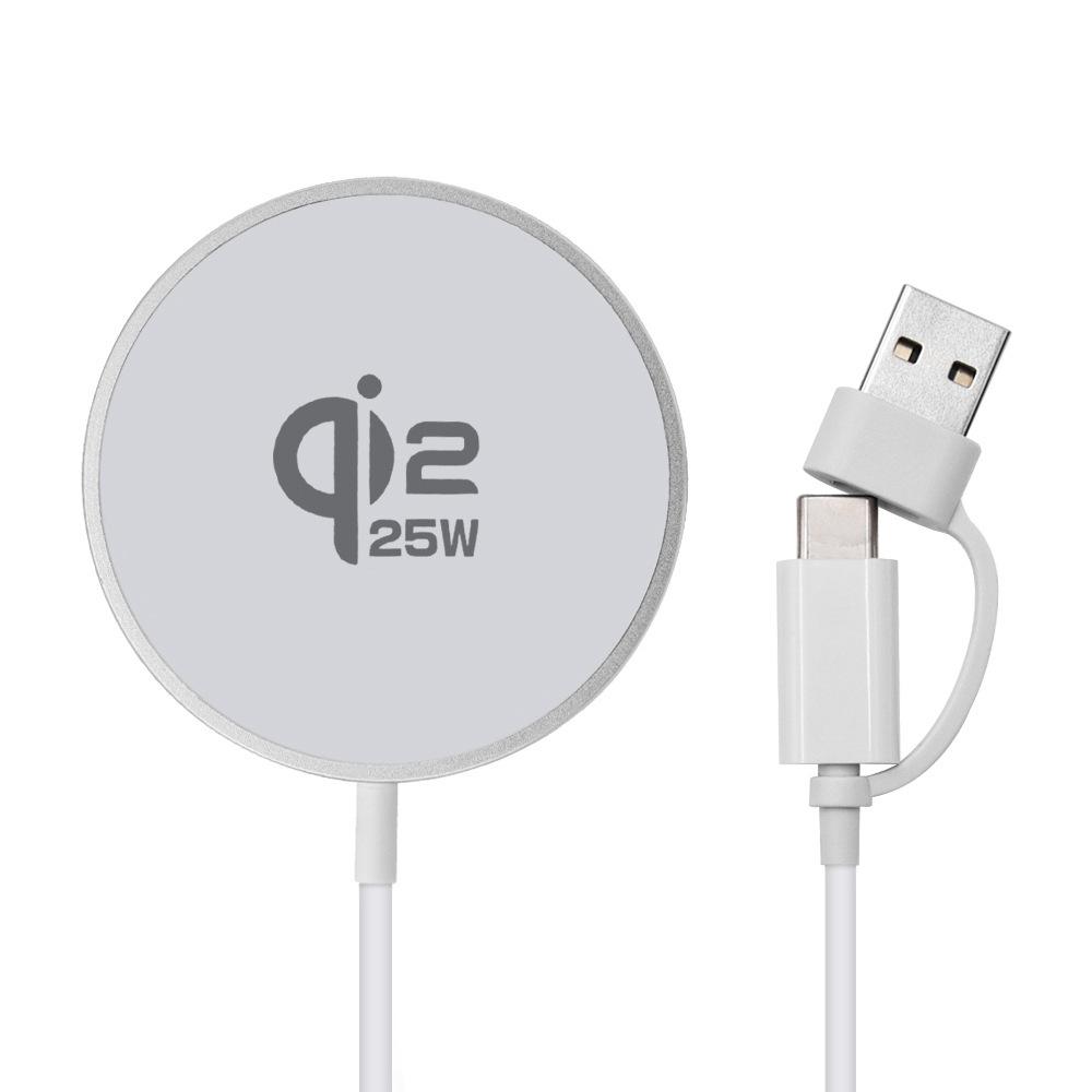 Q12.2 25W Magnetic Mini Wireless Charger for Apple, Compact Aluminum Alloy Stand білий
Q12.2 25W Magnetic Mini Wireless Charger for Apple, Compact Aluminum Alloy Stand білий