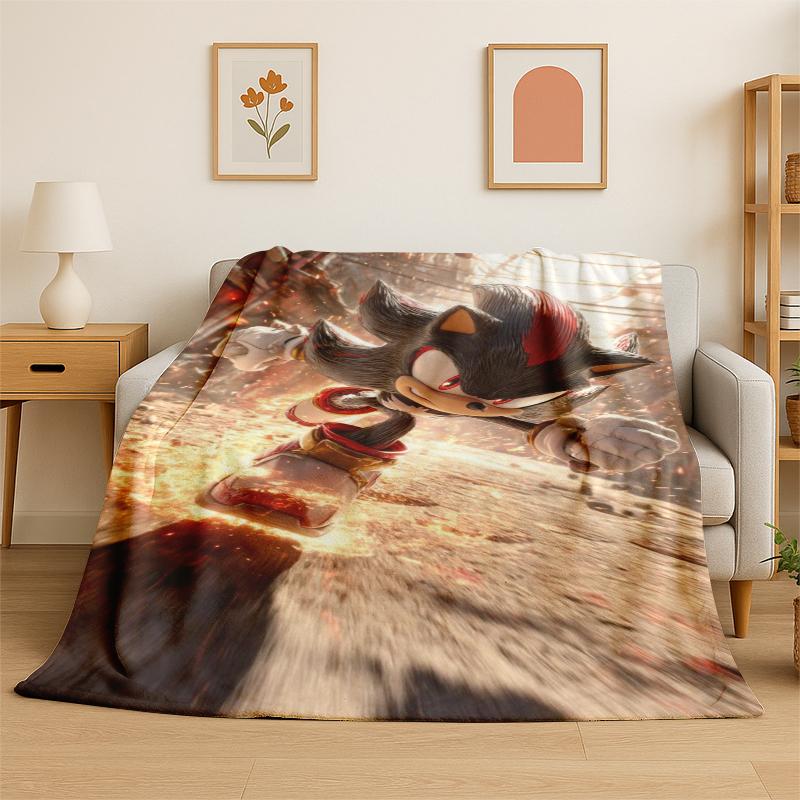 Classic S-Sonic Cartoon Game Flannel Blanket Soft Warm Throw Blanket for Bedroom Living Room Bed Travel Camping Picnic Gift 75x90cm
Classic S-Sonic Cartoon Game Flannel Blanket Soft Warm Throw Blanket for Bedroom Living Room Bed Travel Camping Picnic Gift 75x90cm