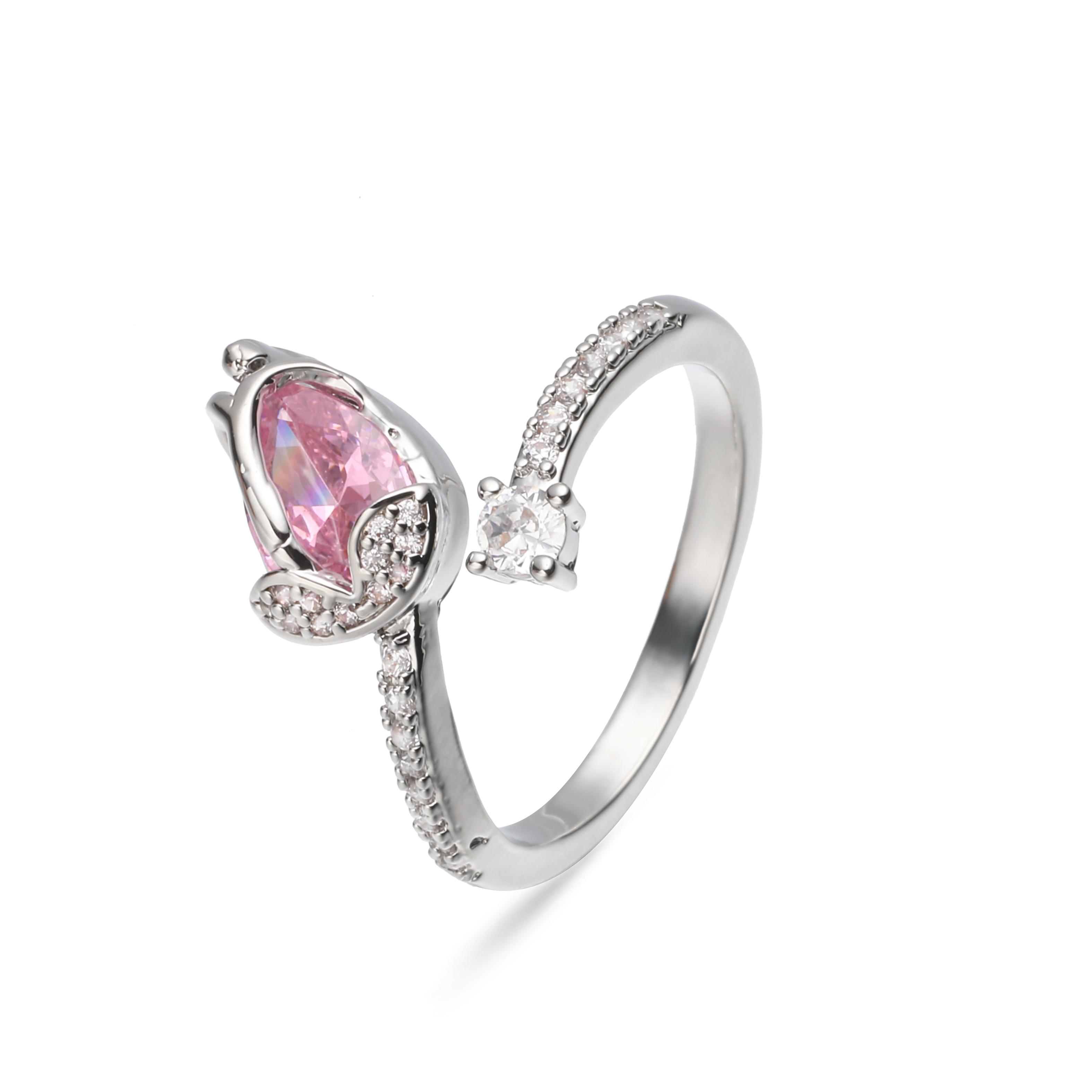 Serpentine Rose Flower Zirconia Brass 18K Gold-Plated Open-Band Adjustable Ring – Women’s Evening and Party Jewellery resizable
Serpentine Rose Flower Zirconia Brass 18K Gold-Plated Open-Band Adjustable Ring – Women’s Evening and Party Jewellery resizable