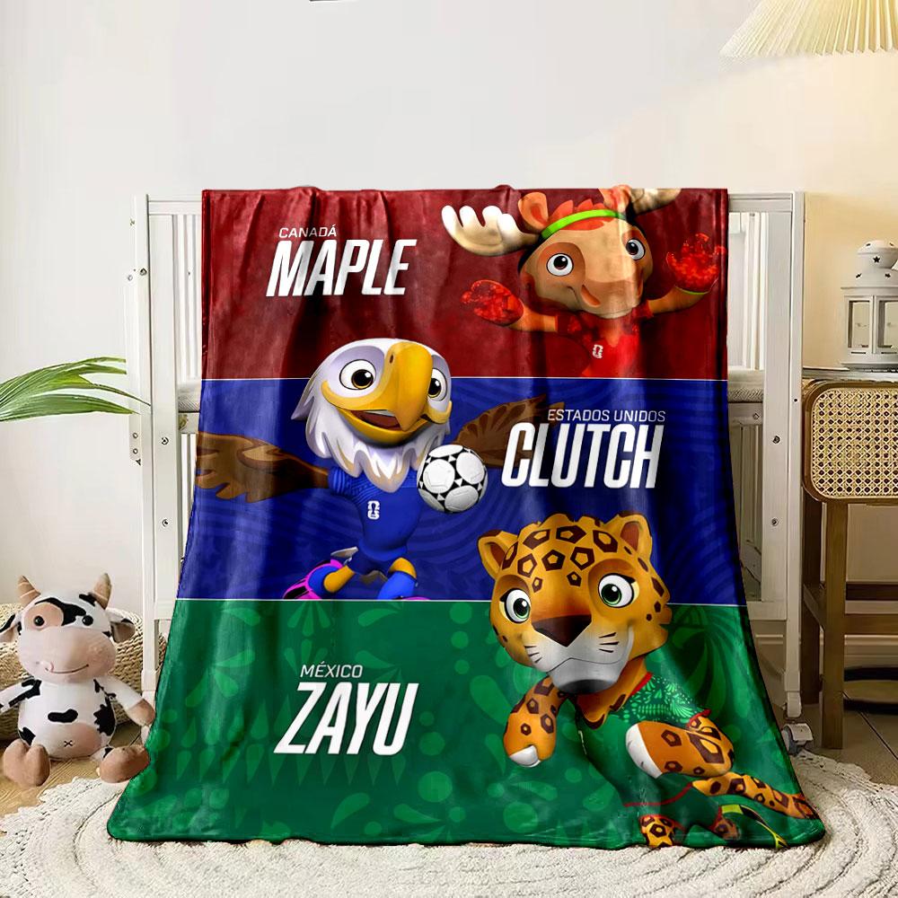 Three anthropomorphic mascots represent Canada, the USA, and Mexico. for all seasons blanket lunch break throw gift 80cm x 120cm
Three anthropomorphic mascots represent Canada, the USA, and Mexico. for all seasons blanket lunch break throw gift 80cm x 120cm