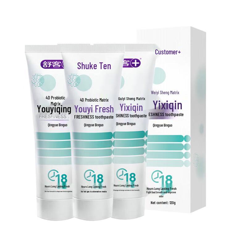 Shuke Refreshing Fruity Toothpaste (3-Pack)
Shuke Refreshing Fruity Toothpaste (3-Pack)