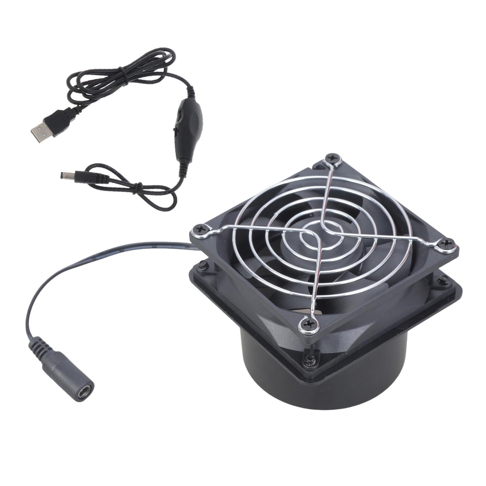 Quiet 8cm USB Powered Adjustable Speed Duct Blower With Air Pipe For 3D Printers Pet Houses Workshops Ventilation System
Quiet 8cm USB Powered Adjustable Speed Duct Blower With Air Pipe For 3D Printers Pet Houses Workshops Ventilation System