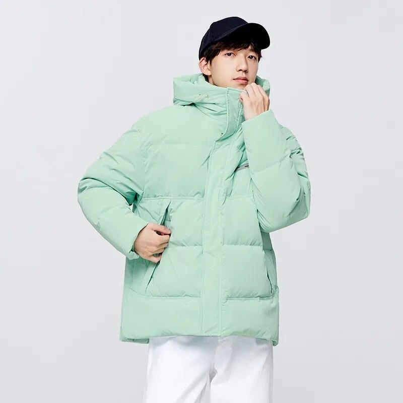 Мужской пуховик Semir, свободный, теплый и удобный, зимний, новый, с капюшоном на шнурке, модный студенческий стиль
Мужской пуховик Semir, свободный, теплый и удобный, зимний, новый, с капюшоном на шнурке, модный студенческий стиль