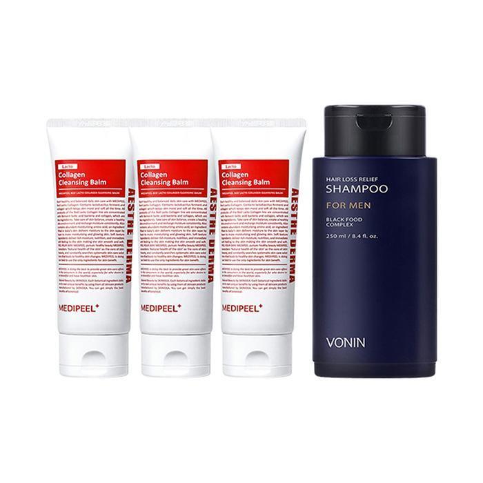 Medipeel Red Lacto Collagen Cleansing Balm 100ml x3 + VONIN Relief Shampoo 250ml (44099199)
Medipeel Red Lacto Collagen Cleansing Balm 100ml x3 + VONIN Relief Shampoo 250ml (44099199)