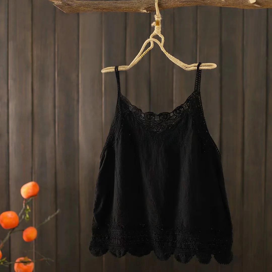 Літні мереживні майки, жіночі сексуальні вільні без рукавів, модні жіночі камзоли без спини, білий жіночий одяг one size чорний
Літні мереживні майки, жіночі сексуальні вільні без рукавів, модні жіночі камзоли без спини, білий жіночий одяг one size чорний
