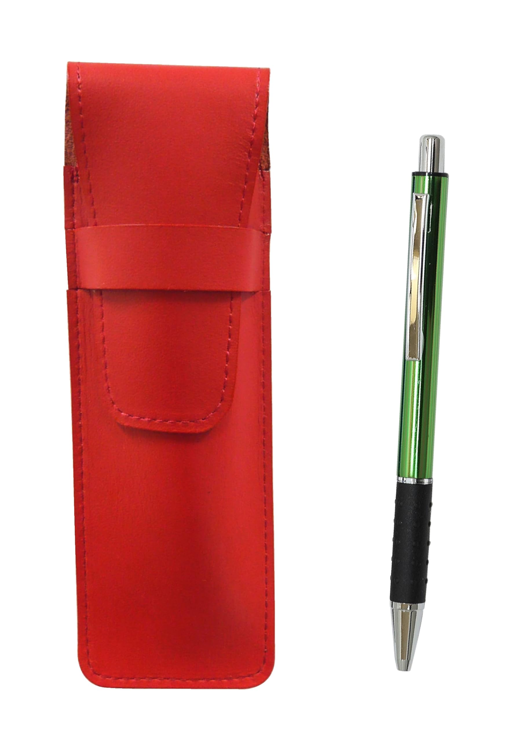 Slim cowhide pencil case red metal pitch grip ballpoint pen set green & T23-ASR-WZ2067BP-G
Slim cowhide pencil case red metal pitch grip ballpoint pen set green & T23-ASR-WZ2067BP-G