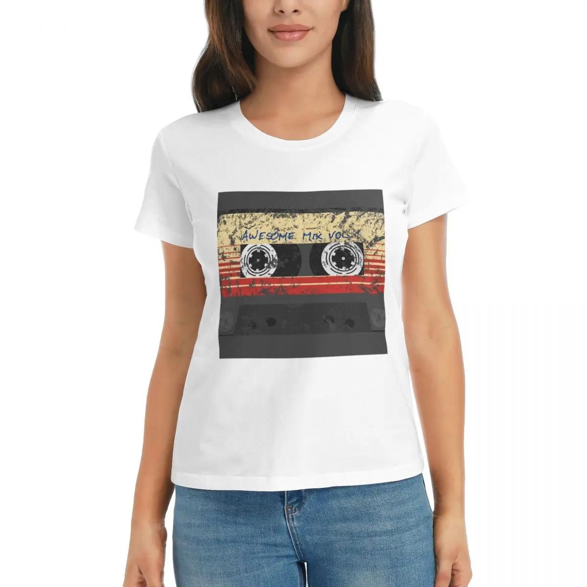 Women TShirt Awesome Mix Tape Vol1 Summer Short Sleeve Tees Crew Neck Cotton T Shirts Clothes Tops Streetwear S
Women TShirt Awesome Mix Tape Vol1 Summer Short Sleeve Tees Crew Neck Cotton T Shirts Clothes Tops Streetwear S