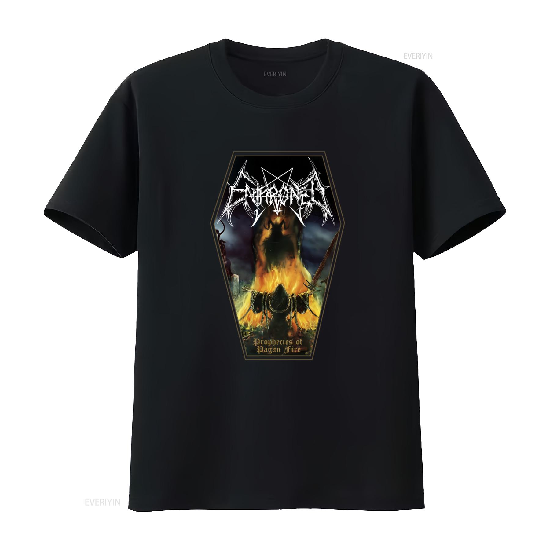 New DTG T shirt ENTHRONED Prophecies of Pagan Fire Gothic Metal Band Design vintage Washed Comfortable Slightly graphic 4XL
New DTG T shirt ENTHRONED Prophecies of Pagan Fire Gothic Metal Band Design vintage Washed Comfortable Slightly graphic 4XL