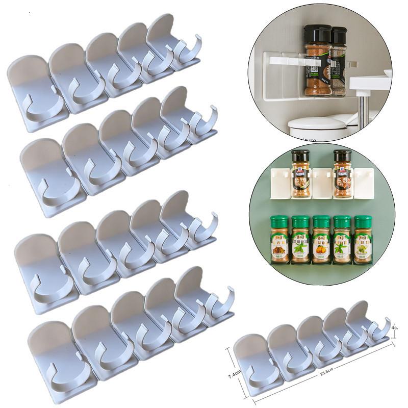 Wall Spice Clips Bottle Rack Kitchen Storage Seasoning Jar Storage Rack Self Adhesive Bottle Clip Cabinet Organizer Door Hooks
Wall Spice Clips Bottle Rack Kitchen Storage Seasoning Jar Storage Rack Self Adhesive Bottle Clip Cabinet Organizer Door Hooks