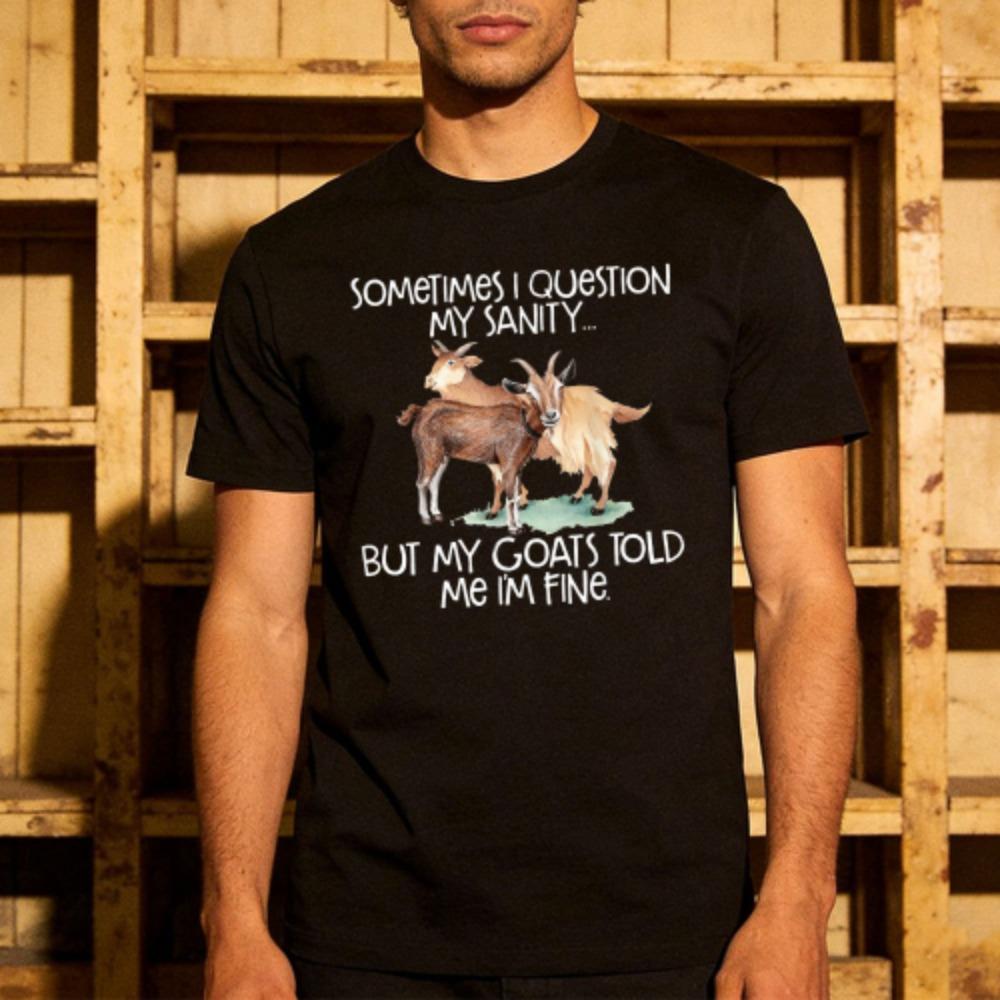 Funny Goat Print Summer Casual Men T-Shirt Farm Animal Lovers Gift Unisex Wear Fashionable Goat Classic Pattern Print Tops S
Funny Goat Print Summer Casual Men T-Shirt Farm Animal Lovers Gift Unisex Wear Fashionable Goat Classic Pattern Print Tops S