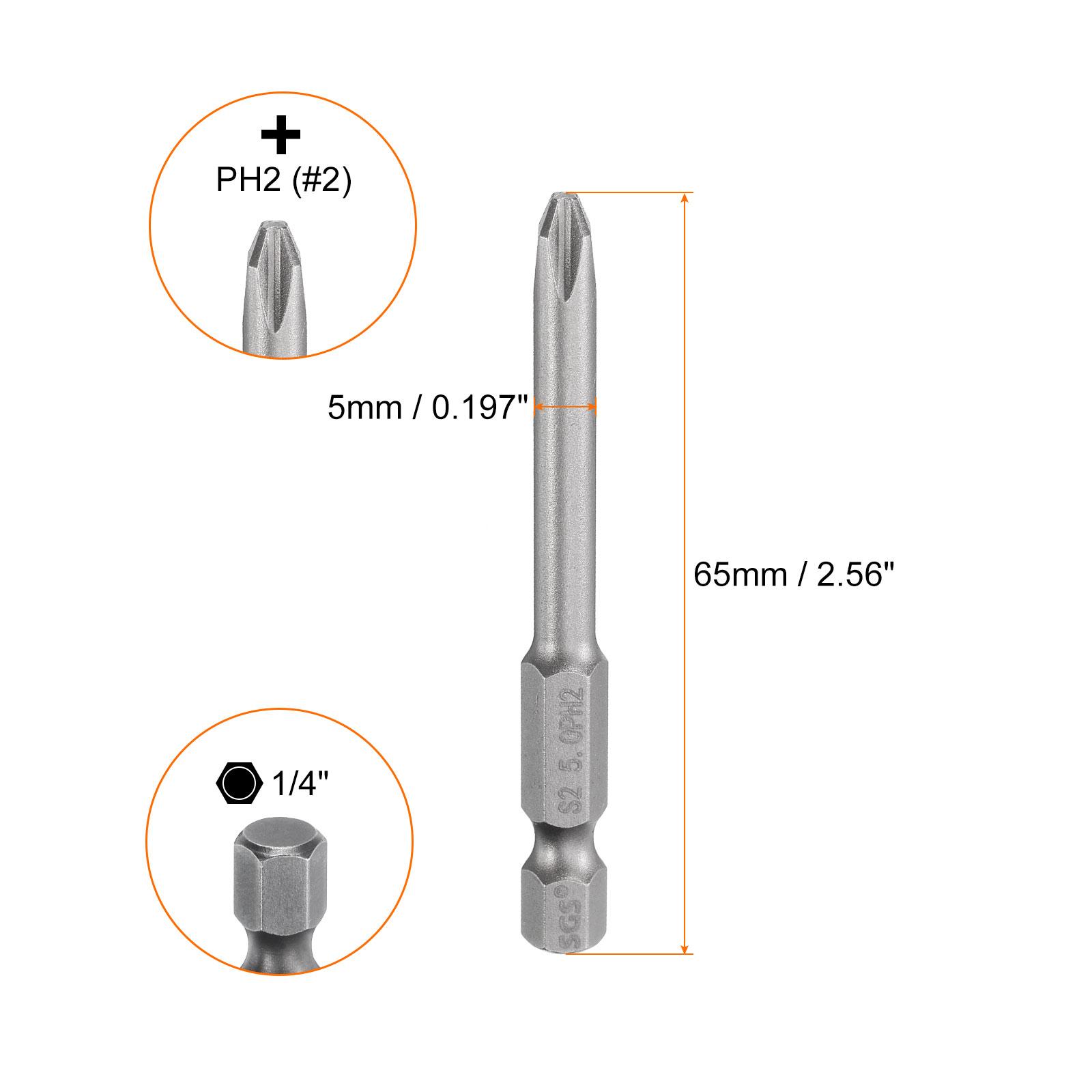 Magnetic Phillips Screwdriver Bit PH0 PH1 PH2 PH3 1/4 Hex Shank 65mm S2 Steel Screw Driver Bit Cross Head Electric Drill Bits 1pc
Magnetic Phillips Screwdriver Bit PH0 PH1 PH2 PH3 1/4 Hex Shank 65mm S2 Steel Screw Driver Bit Cross Head Electric Drill Bits 1pc