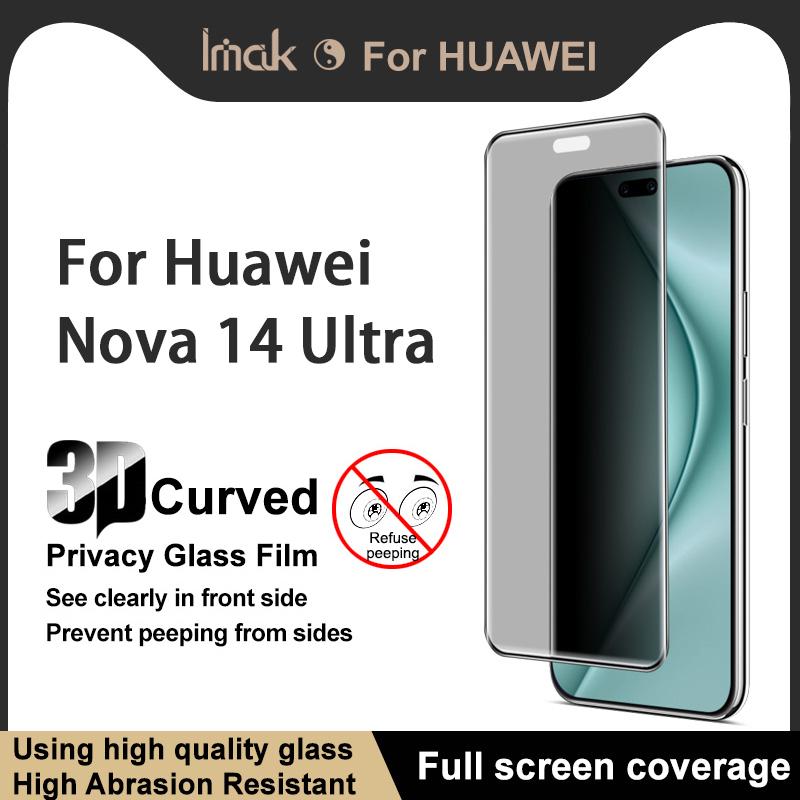 For Huawei Nova 14 Ultra Glass IMAK 3D Curved Privacy Tempered Glass Full Screen Coverage Film Huawei Nova 14 Ultra
For Huawei Nova 14 Ultra Glass IMAK 3D Curved Privacy Tempered Glass Full Screen Coverage Film Huawei Nova 14 Ultra