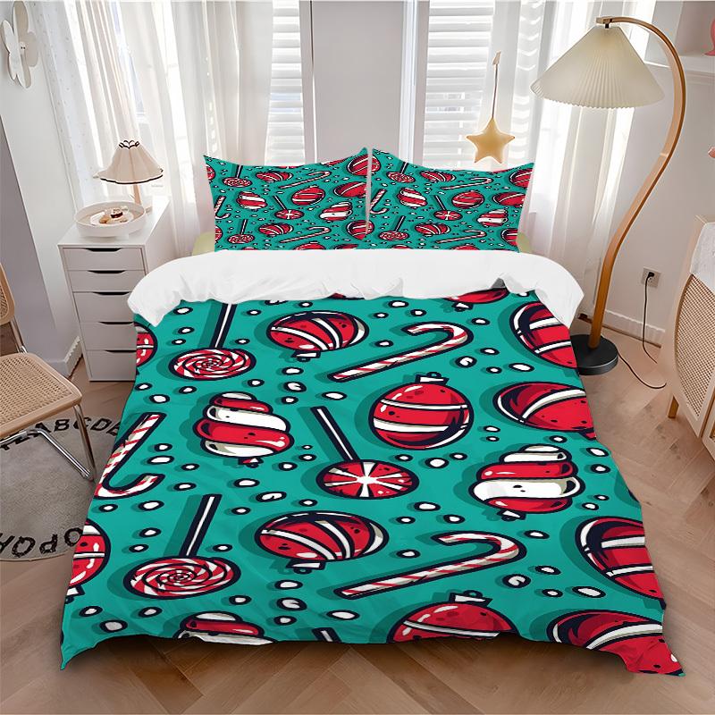 3pcs Candy Christmas Soft and Comfortable Breathability, Bedding Set, Machine Washable, Suitable for All Seasons137 135x200cm
3pcs Candy Christmas Soft and Comfortable Breathability, Bedding Set, Machine Washable, Suitable for All Seasons137 135x200cm