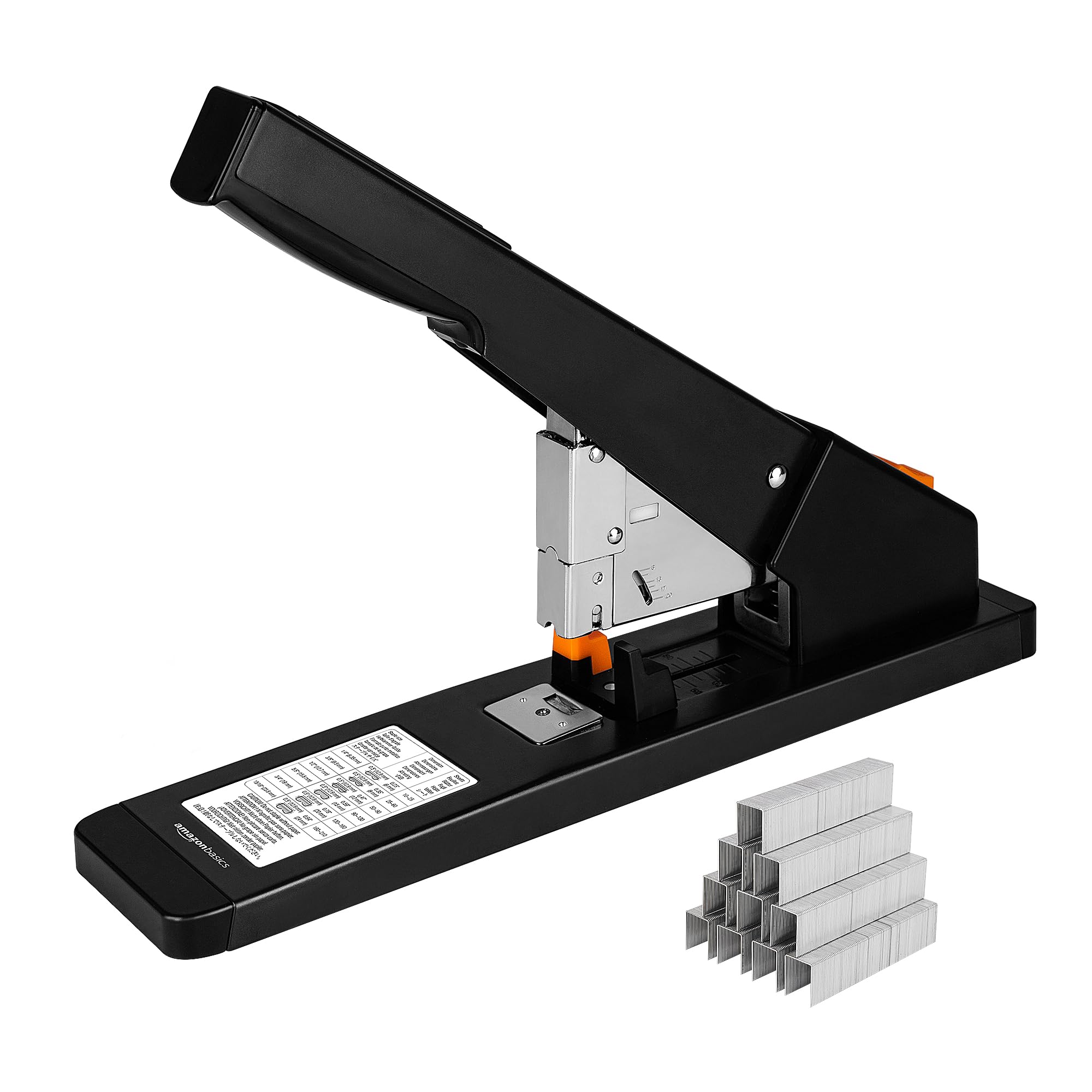 Amazon Basics Настольный Вмещает 210 Длинный Черный Степлера, Большой, Мощный, Листов, Рука, чёрный
Amazon Basics Настольный Вмещает 210 Длинный Черный Степлера, Большой, Мощный, Листов, Рука, чёрный