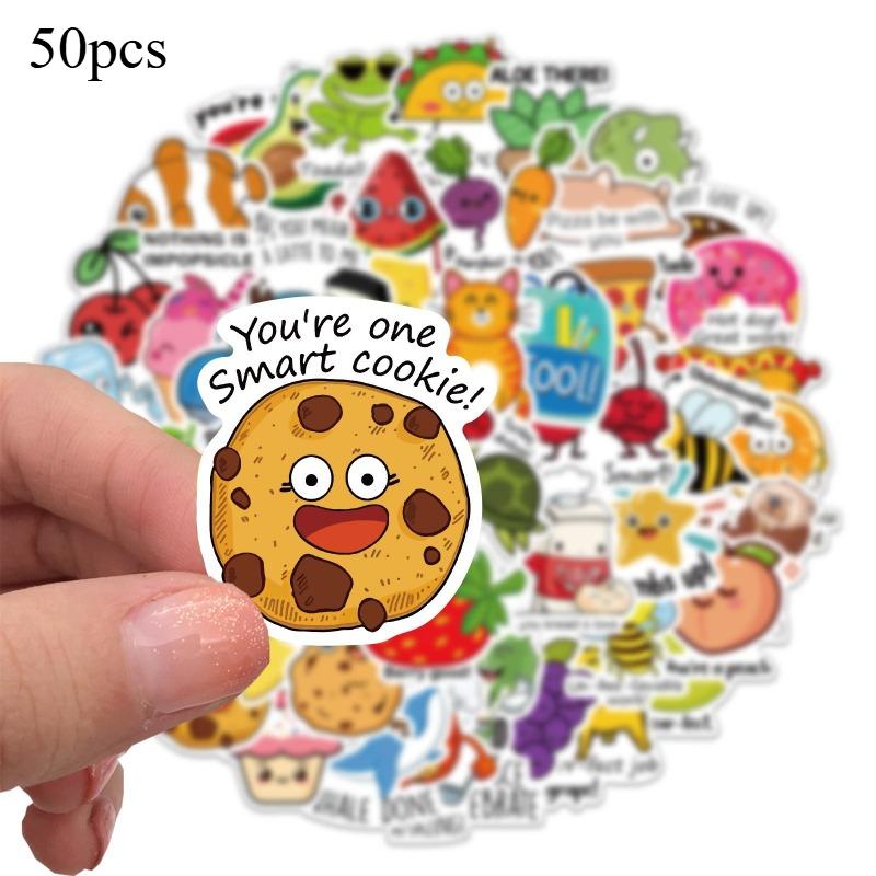 50pcs Fun Reward Encouragement English Animal Doodle Stickers Decorative for Phones Computers Luggage Notebooks Cups Helmets
50pcs Fun Reward Encouragement English Animal Doodle Stickers Decorative for Phones Computers Luggage Notebooks Cups Helmets