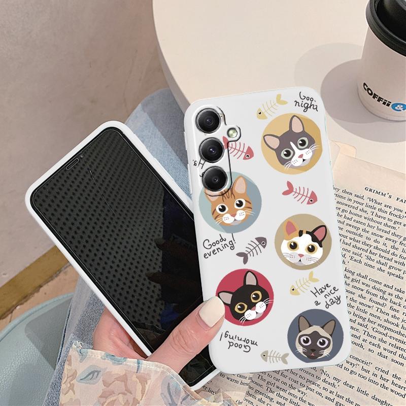 Мягкий силиконовый чехол с рисунком кота для Xiaomi Redmi Note 13 Pro 13C Samsung A55 M35 S24 iPhone 15 Huawei Honor Realme Camera Защитный противоударный чехол Samsung Galaxy S9 Plus
Мягкий силиконовый чехол с рисунком кота для Xiaomi Redmi Note 13 Pro 13C Samsung A55 M35 S24 iPhone 15 Huawei Honor Realme Camera Защитный противоударный чехол Samsung Galaxy S9 Plus