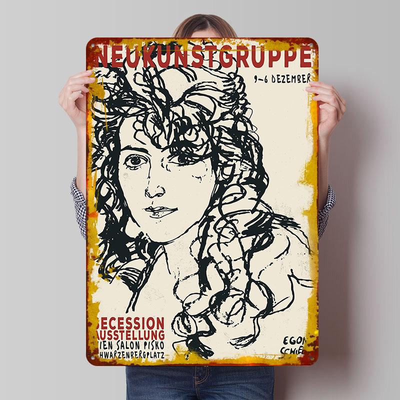 Egon Schiele Art Printed Poster Customized Wall Art Retro Vintage Metal Tin Signs for Setup Decorations Bathroom Decor Wand Deko 7.9x11.8In(20x30cm)
Egon Schiele Art Printed Poster Customized Wall Art Retro Vintage Metal Tin Signs for Setup Decorations Bathroom Decor Wand Deko 7.9x11.8In(20x30cm)