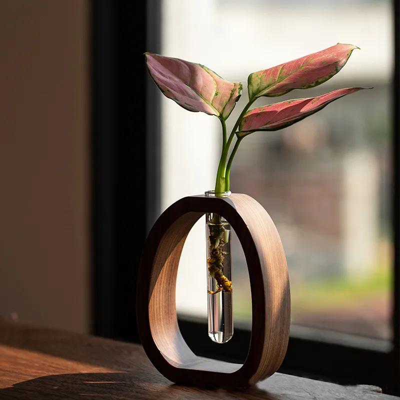 Walnut Solid Wood Vase Creative Flower Arrangement Ornament Simple Glass Plant Flower Arrangement Mini Water Nourishing Vase YLE442 Walnut wood
Walnut Solid Wood Vase Creative Flower Arrangement Ornament Simple Glass Plant Flower Arrangement Mini Water Nourishing Vase YLE442 Walnut wood