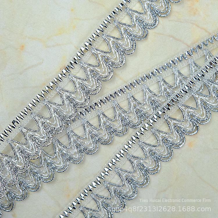 Мереживо із золотими та срібними блискітками для танцювальних костюмів, ширина 2,7 см, 13 метрів
Мереживо із золотими та срібними блискітками для танцювальних костюмів, ширина 2,7 см, 13 метрів