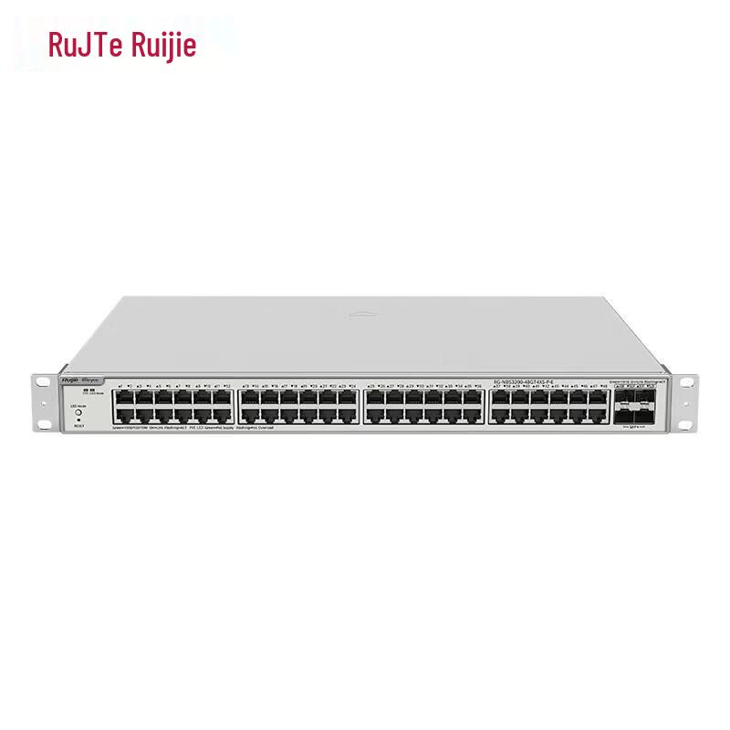 Ruijie RG-NBS3200-48GT4XS-P-E 48-Port Gigabit PoE Managed Switch
Ruijie RG-NBS3200-48GT4XS-P-E 48-Port Gigabit PoE Managed Switch