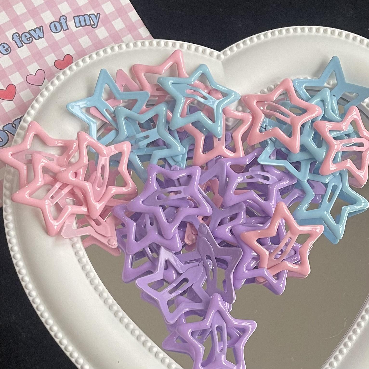 Star Pentagram Snap Hair Clips for Energetic Girls - Princess Bang Hairpins & Side Clips
Star Pentagram Snap Hair Clips for Energetic Girls - Princess Bang Hairpins & Side Clips
