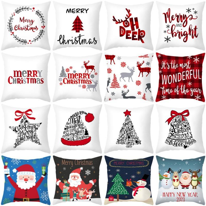 45cm Christmas Cushion Cover Christmas Home Decor Nordic style Christmas Cartoon Pillow Cover New Year Gift
45cm Christmas Cushion Cover Christmas Home Decor Nordic style Christmas Cartoon Pillow Cover New Year Gift