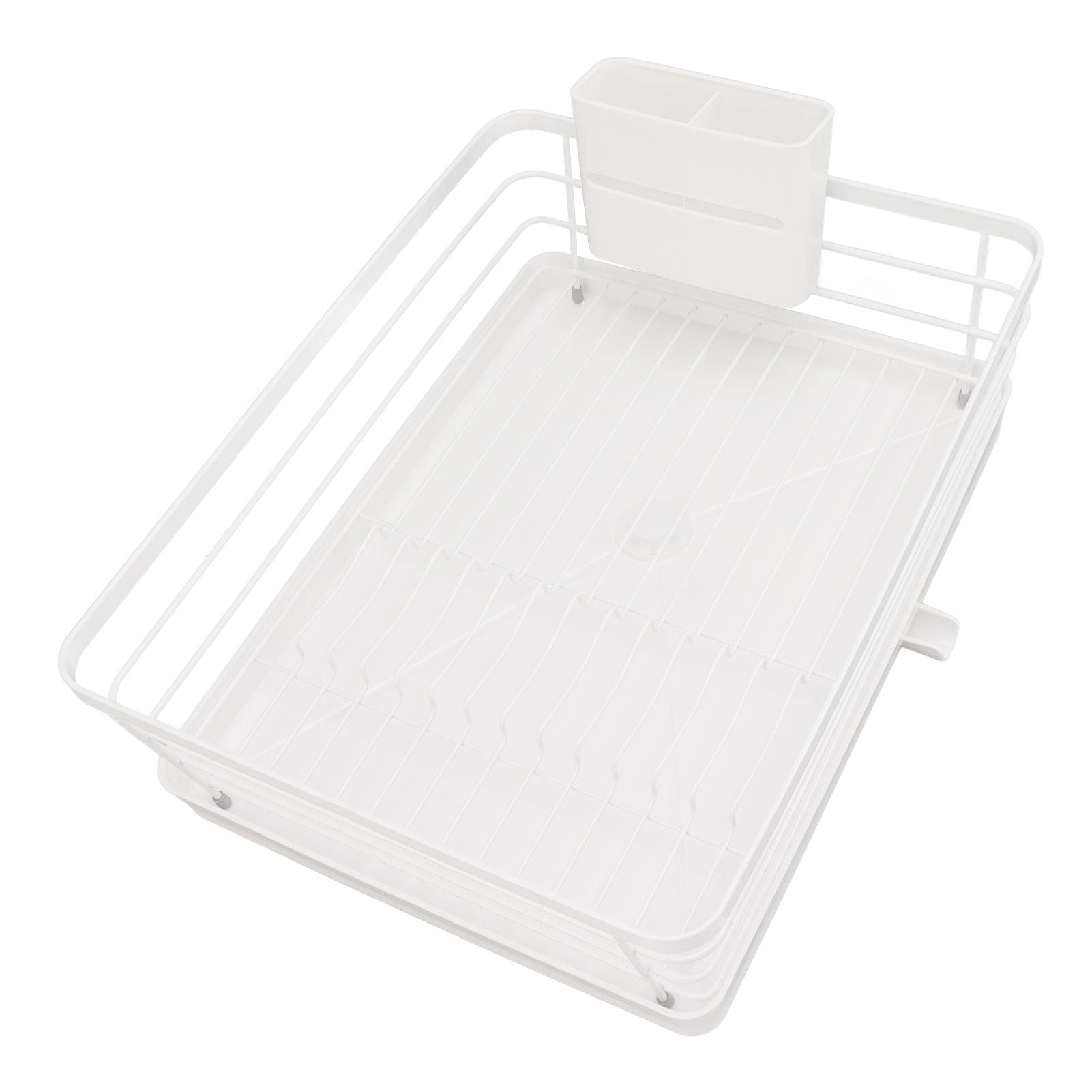 Dish Racks Modern Large Capacity Rust Resistance Space Saving Dish Drainers with Draining Tray for Kitchen Counter
Dish Racks Modern Large Capacity Rust Resistance Space Saving Dish Drainers with Draining Tray for Kitchen Counter