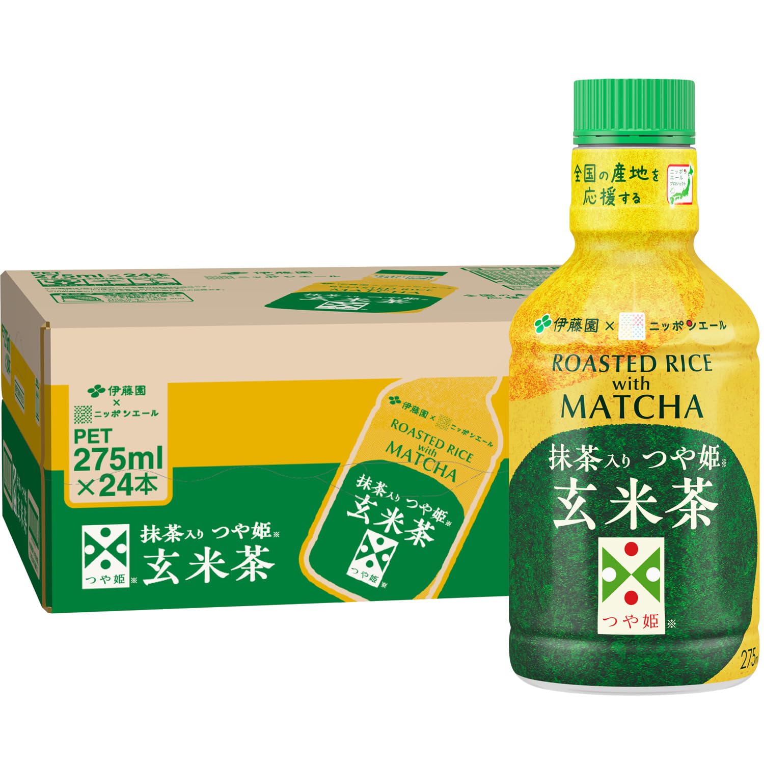 Itoen Tsuyahime Genmaicha с порошком матча в колпачке 275 мл x 24 бутылки Nippon Ale Genmaicha
Itoen Tsuyahime Genmaicha с порошком матча в колпачке 275 мл x 24 бутылки Nippon Ale Genmaicha