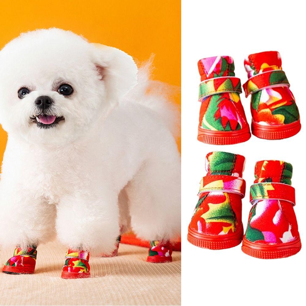 4Pcs/Set Chinese Style Dog Snow Boots Flower Printing Pet Foot Covers Dogs Accessories XL червоний
4Pcs/Set Chinese Style Dog Snow Boots Flower Printing Pet Foot Covers Dogs Accessories XL червоний