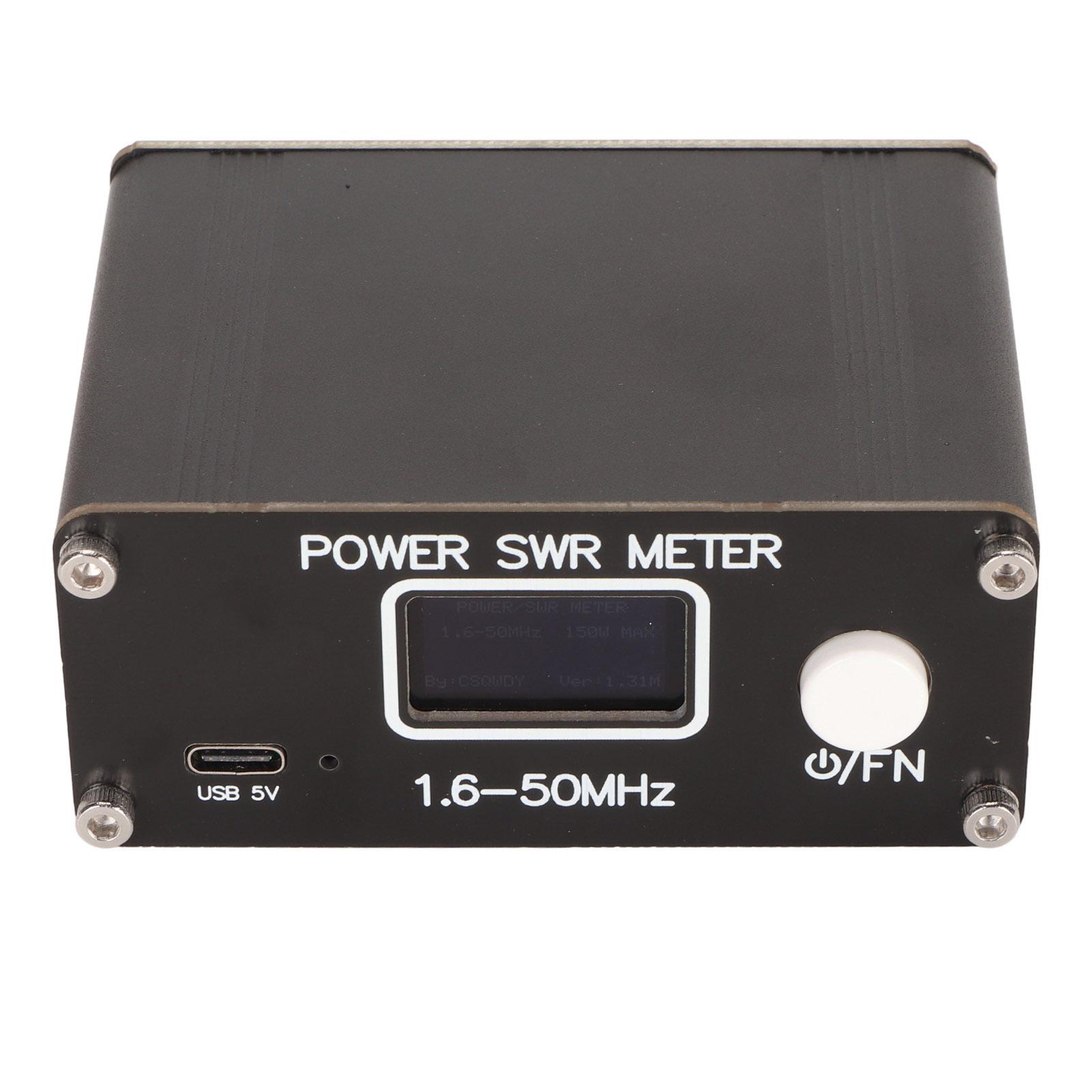 SWR Meter 150W 1.6MHz до 50MHz MF AM CW SSB HF Вимірювач Коефіцієнта Стоячої Хвилі Ваттметр для Вимірювання
SWR Meter 150W 1.6MHz до 50MHz MF AM CW SSB HF Вимірювач Коефіцієнта Стоячої Хвилі Ваттметр для Вимірювання