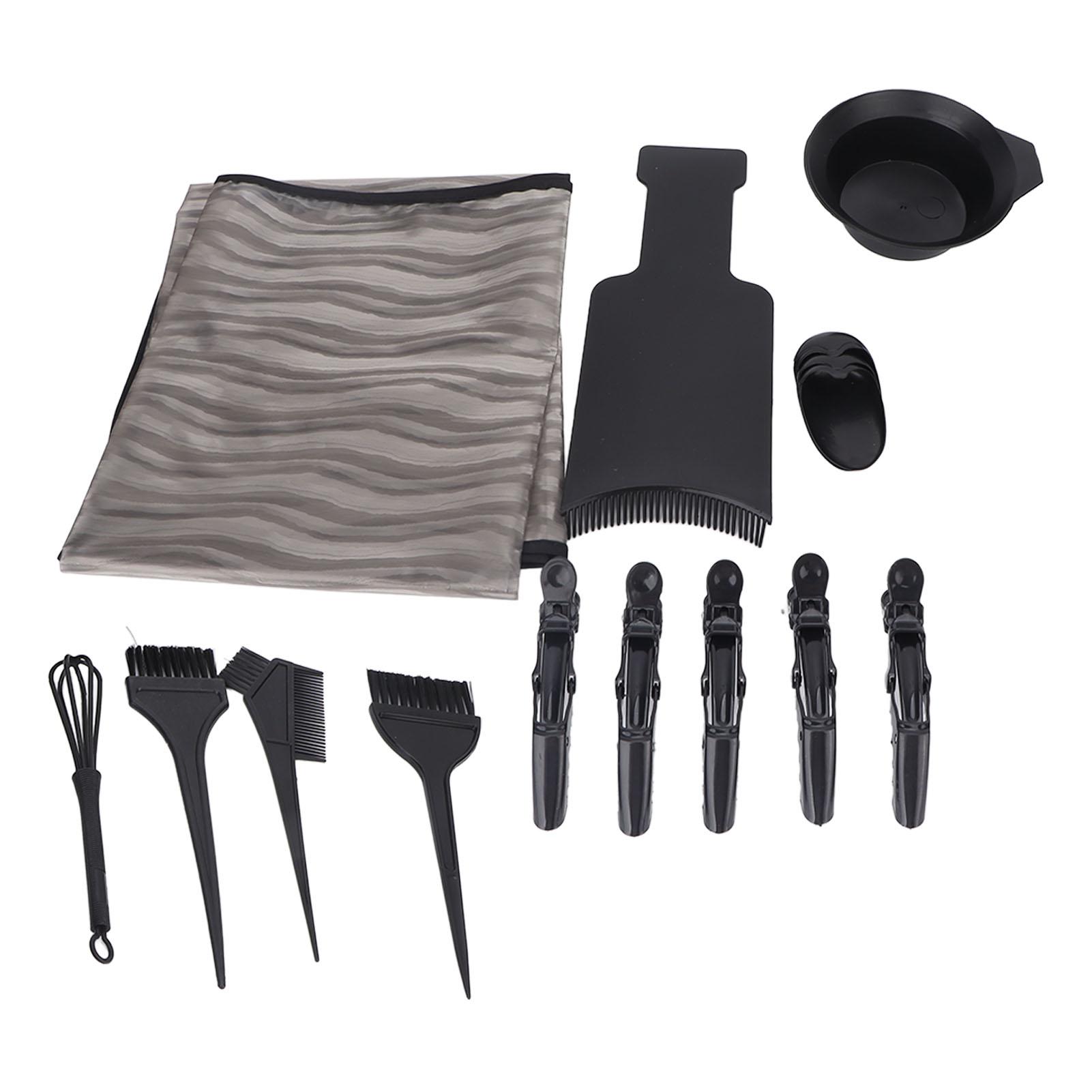 16pcs Hair Dye Kit DIY Brushes Cape Duckbill Clip Agitator Highlight Board Ear Covers Tinting Bowl Tools for Hair Salon
16pcs Hair Dye Kit DIY Brushes Cape Duckbill Clip Agitator Highlight Board Ear Covers Tinting Bowl Tools for Hair Salon